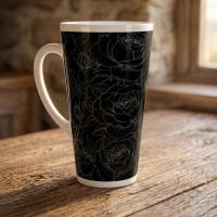 Latte 17oz Ceramic Mug - Coffee or Tea Cup, Extra Tall