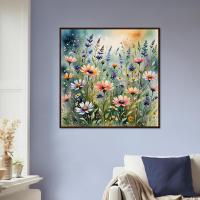 Floral Print - Framed or Unframed - Original Art - Print on Paper
