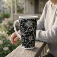 Latte 17oz Ceramic Mug - Coffee or Tea Cup, Extra Tall