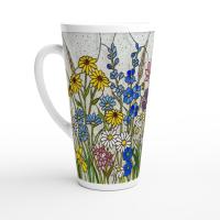 Latte 17oz Ceramic Mug - Coffee or Tea Cup, Extra Tall