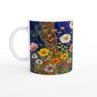 Floral Cups -  Large and Small Ceramic Mugs