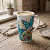 Latte 17oz Ceramic Mug - Coffee or Tea Cup, Extra Tall