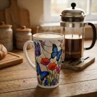 Latte 17oz Ceramic Mug - Coffee or Tea Cup, Extra Tall