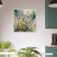 Floral Print - Framed or Unframed - Original Art - Print on Paper