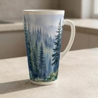 Latte 17oz Ceramic Mug - Coffee or Tea Cup, Extra Tall
