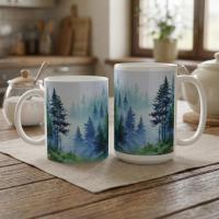 Trees - Cup Set - Forest Large and Small Mugs