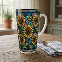 Latte 17oz Ceramic Mug - Coffee or Tea Cup, Extra Tall