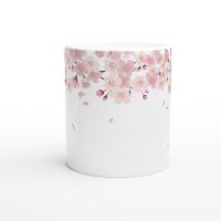 Floral Cups Set - Cherry Blossom, Large and Small Mug Set