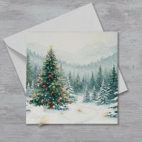 Christmas Gift Cards, Large Note Card, Money Card