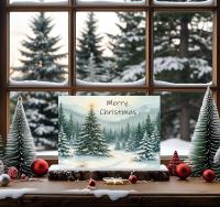 Christmas Gift Cards, Large Note Card, Money Card
