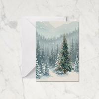 Christmas Gift Cards, Large Note Card, Money Card