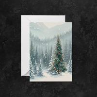Christmas Gift Cards, Large Note Card, Money Card