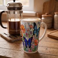 Latte 17oz Ceramic Mug - Coffee or Tea Cup, Extra Tall