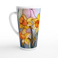 Latte 17oz Ceramic Mug - Coffee or Tea Cup, Extra Tall