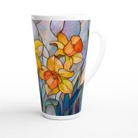 Latte 17oz Ceramic Mug - Coffee or Tea Cup, Extra Tall