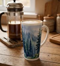 Latte 17oz Ceramic Mug - Coffee or Tea Cup, Extra Tall