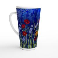Latte 17oz Ceramic Mug - Coffee or Tea Cup, Extra Tall