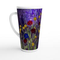 Latte 17oz Ceramic Mug - Coffee or Tea Cup, Extra Tall