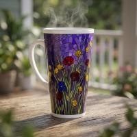 Latte 17oz Ceramic Mug - Coffee or Tea Cup, Extra Tall