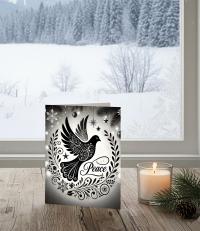 Dove of Peace, Set of 4 Designs, Christmas Cards, Holiday Bulk Pack of Cards