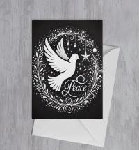 Dove of Peace, Set of 4 Designs, Christmas Cards, Holiday Bulk Pack of Cards
