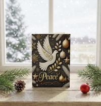 3 Pack, Dove of Peace, Holiday Greeting Cards, Bulk Pack of Cards