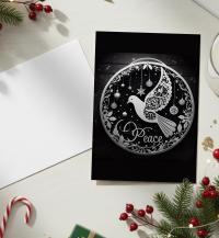Dove of Peace, Set of 4 Designs, Christmas Cards, Holiday Bulk Pack of Cards