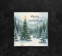Christmas Gift Cards, Large Note Card, Money Card