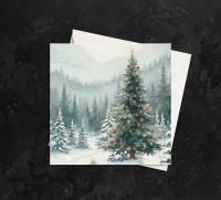 Christmas Gift Cards, Large Note Card, Money Card