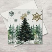 Christmas Gift Cards, Large Note Card, Money Card