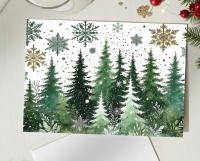 Christmas Gift Cards, Large Note Card, Money Card
