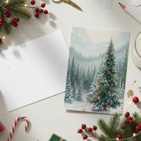 Christmas Gift Cards, Large Note Card, Money Card