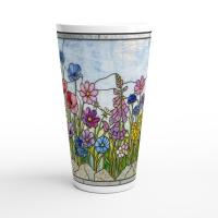 Latte 17oz Ceramic Mug - Coffee or Tea Cup, Extra Tall