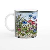 Floral Cups -  Large and Small Ceramic Mugs