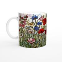 Floral Cups -  Large and Small Ceramic Mugs