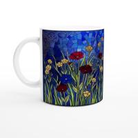 Floral Cups -  Large and Small Ceramic Mugs