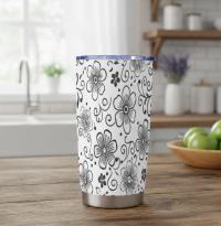 Travel Mug, Stainless Steel, 20 oz Insulated Cup