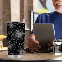 Travel Mug, Stainless Steel, 20 oz Insulated Cup
