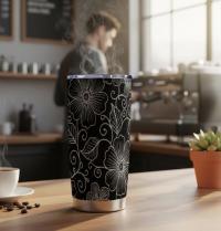 Travel Mug, Stainless Steel, 20 oz Insulated Cup