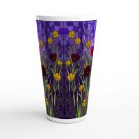 Latte 17oz Ceramic Mug - Coffee or Tea Cup, Extra Tall