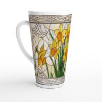 Latte 17oz Ceramic Mug - Coffee or Tea Cup, Extra Tall