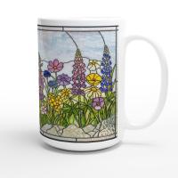 Floral Cups -  Large and Small Ceramic Mugs
