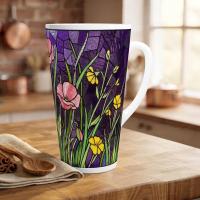 Latte 17oz Ceramic Mug - Coffee or Tea Cup, Extra Tall