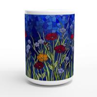 Floral Cups -  Large and Small Ceramic Mugs