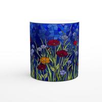 Floral Cups -  Large and Small Ceramic Mugs
