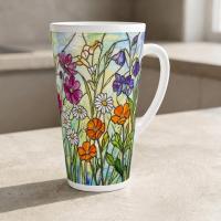 Latte 17oz Ceramic Mug - Coffee or Tea Cup, Extra Tall