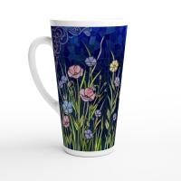 Latte 17oz Ceramic Mug - Coffee or Tea Cup, Extra Tall