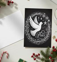 Dove of Peace, Set of 4 Designs, Christmas Cards, Holiday Bulk Pack of Cards