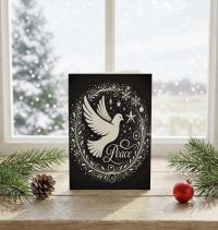 Dove of Peace, Set of 4 Designs, Christmas Cards, Holiday Bulk Pack of Cards