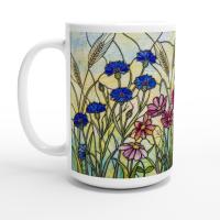 Floral Cups -  Large and Small Ceramic Mugs